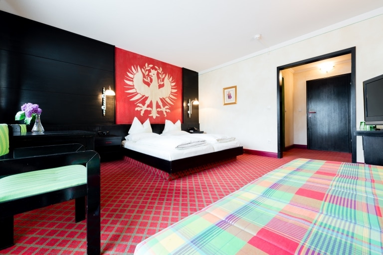 Komfort Doppelzimmer im Tiroler Hotel Schrofenstein in Landeck