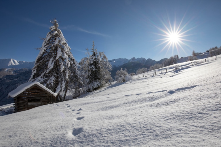 verschneite Landschaft